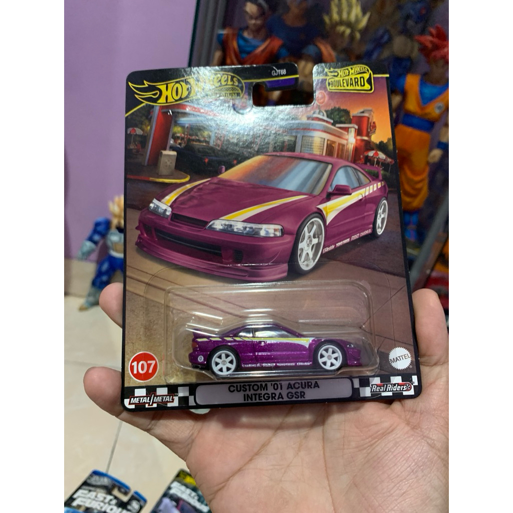 Hot Wheels Premium Boulevard Y Custom 01 Acura Integra GSR Ungu