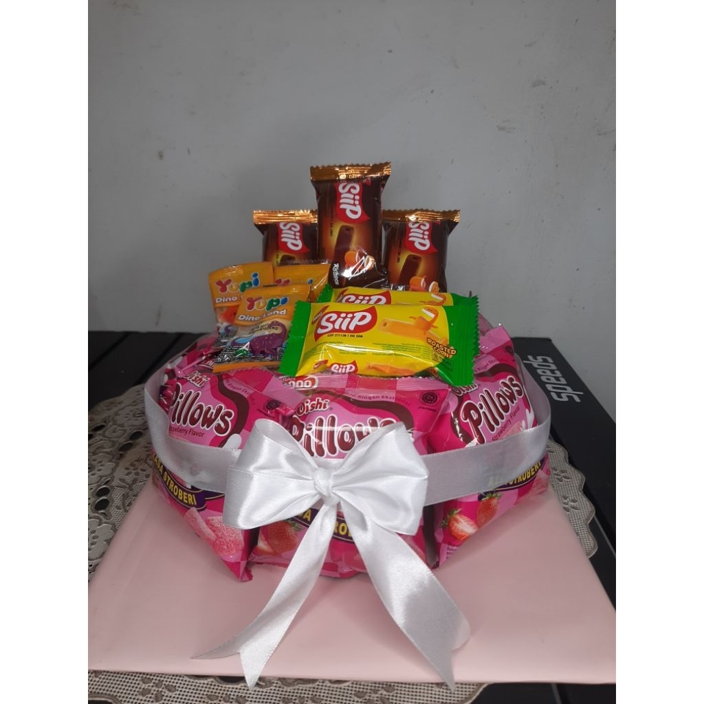 [READY] Snack Tower / Snack Tart / Snack Cake / Kue Ulang Tahun / Buket Snack Ulang Tahun / Tart Sna