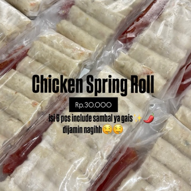 Chicken Spring Roll | Lumpia Ayam Sayur | Gorengan | Lumpia Dimsum