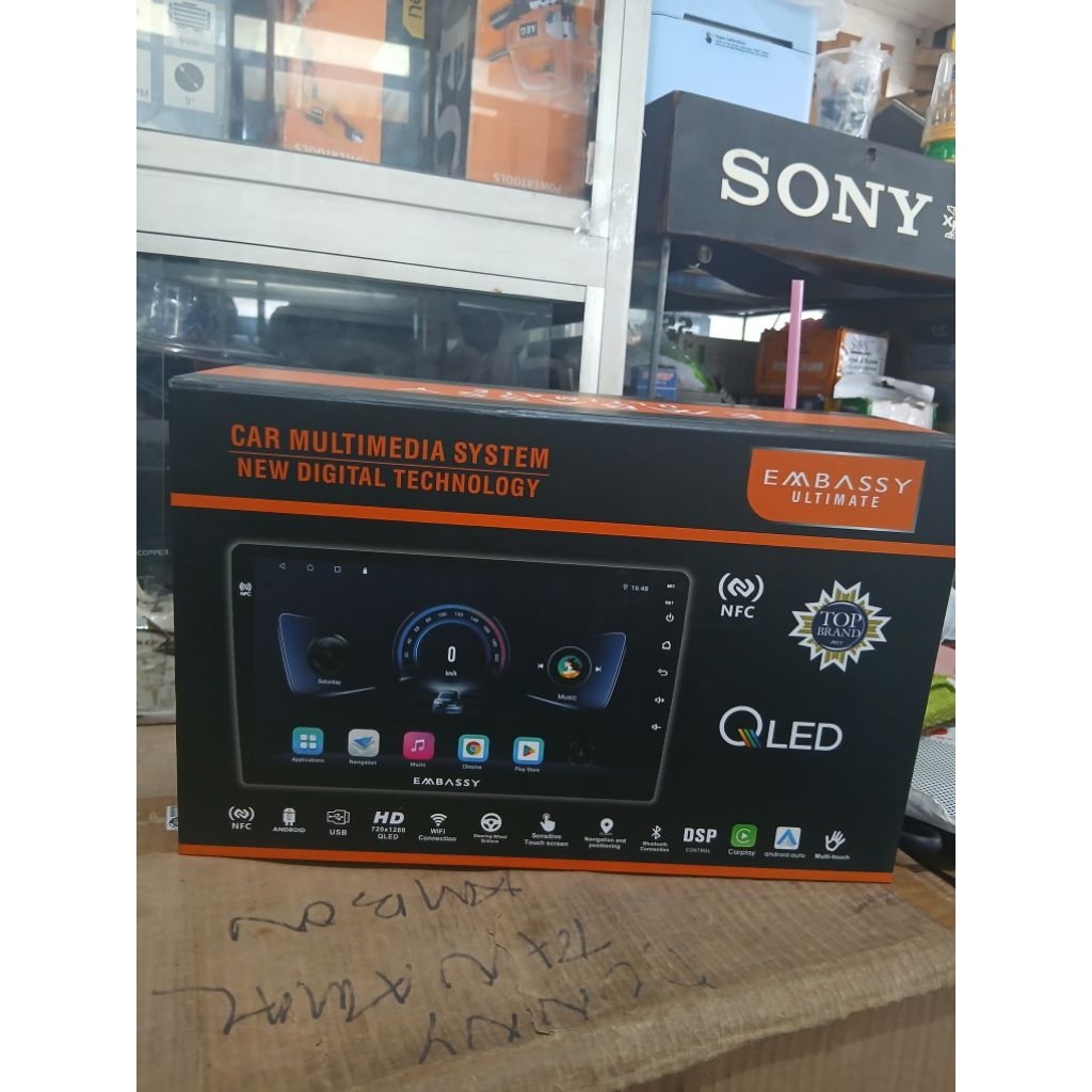 Head unit embassy 9 & 10 inch 4/64 Apple Carplay NFC - TV android embassy 9 & 10 inch 4/64 Apple Car