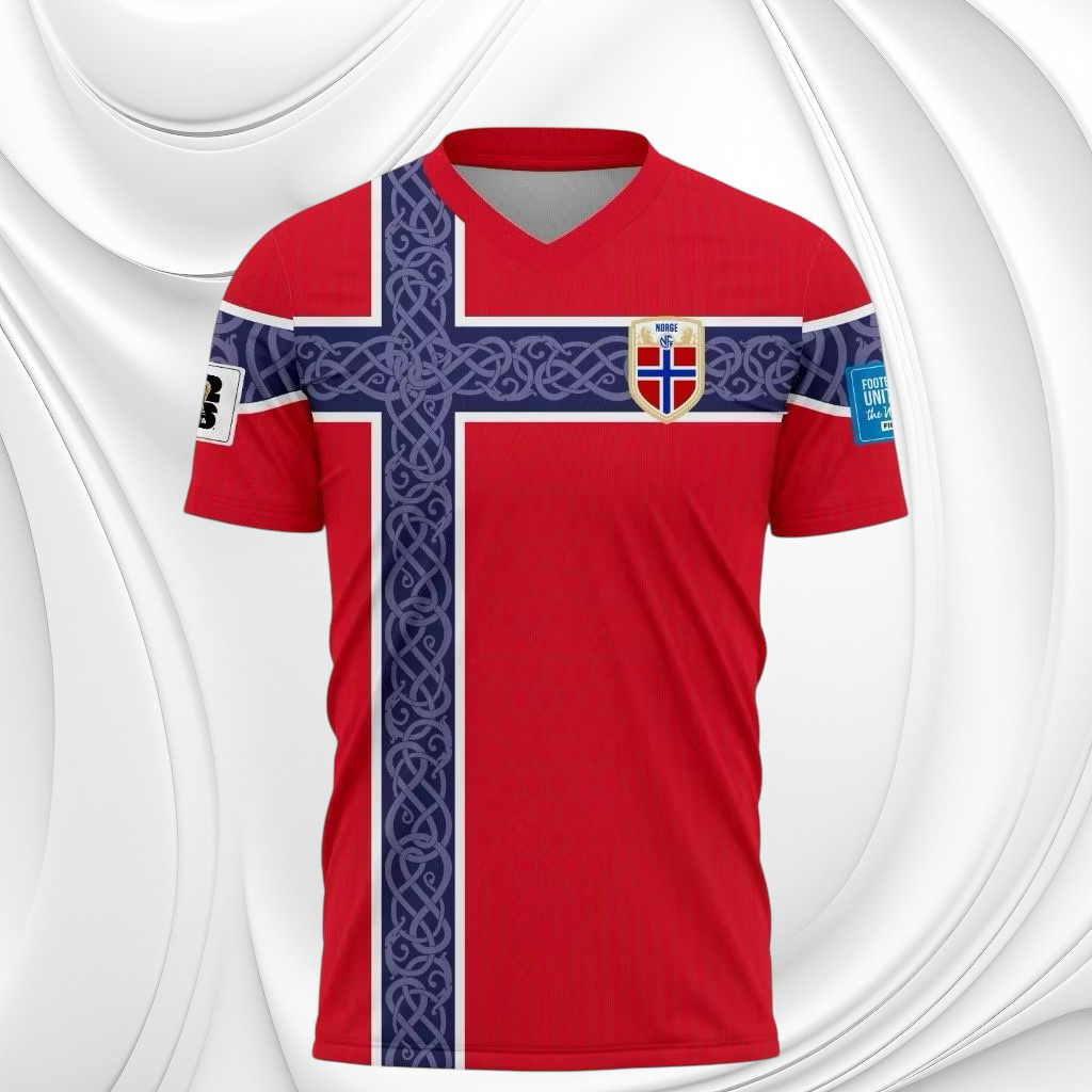 Jersey Norwegia Home Piala Dunia 2026