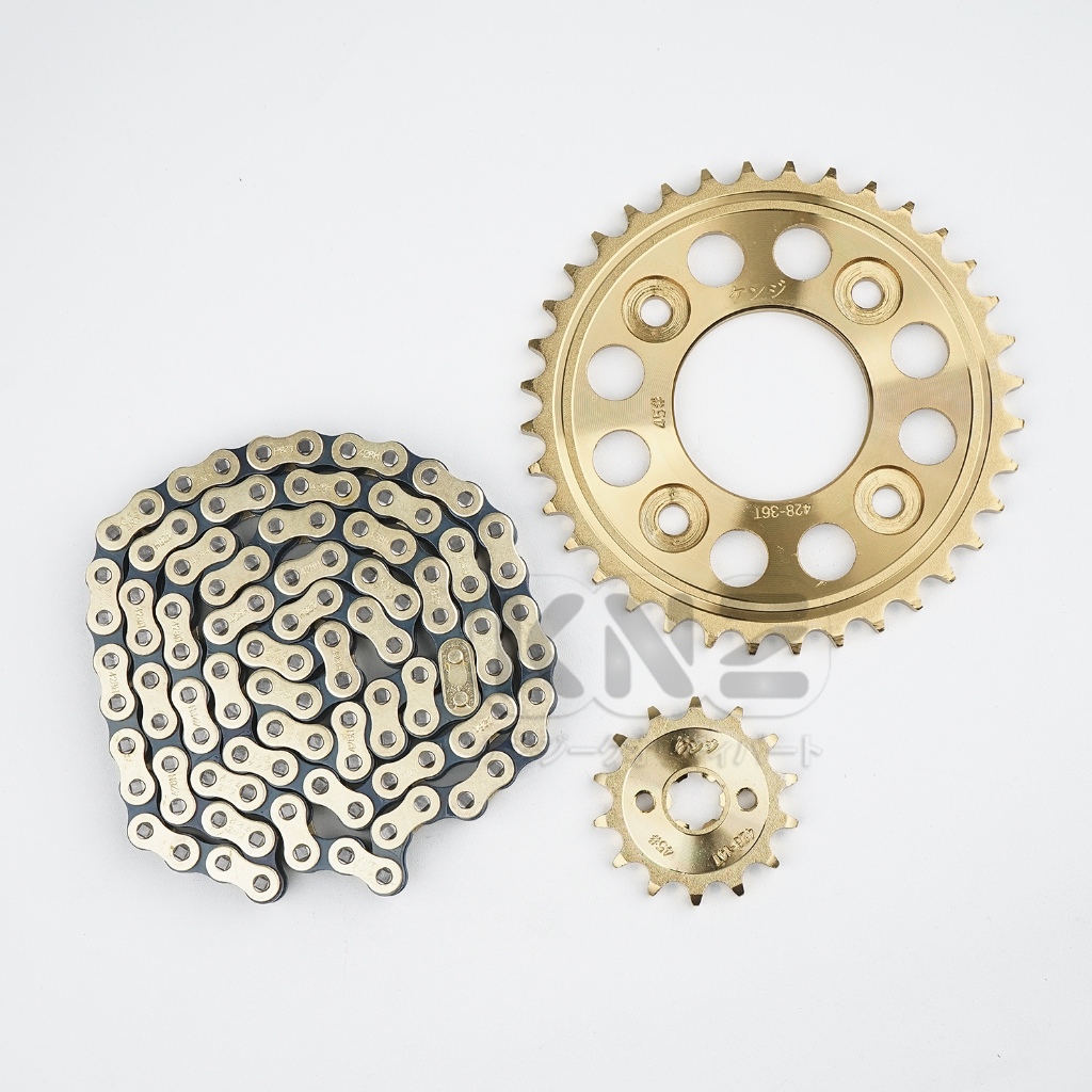 Gear Paket Supra Fit New 14-36T/428H-106 KNZ Gear Set Girset Gearset