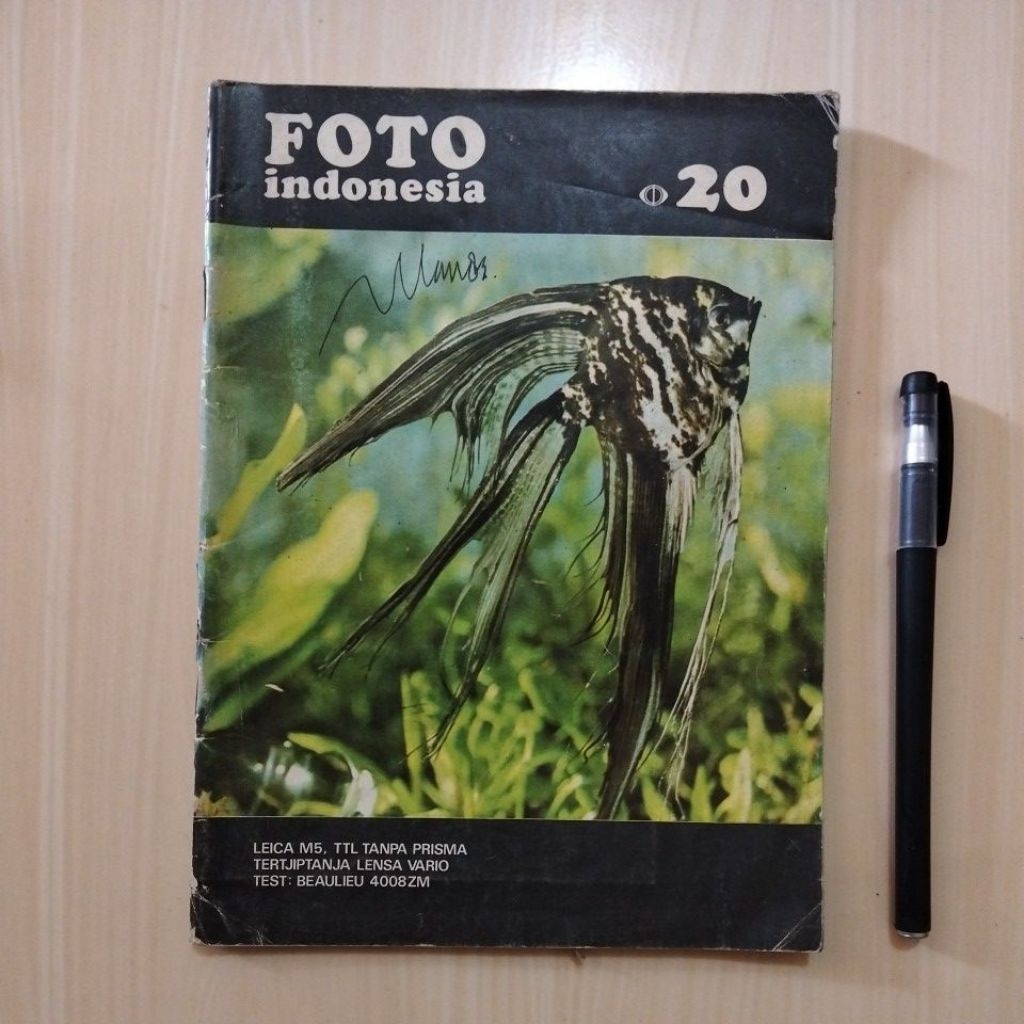 MAJALAH FOTO INDONESIA NO.20 TAHUN 1972- Majalah Jadul Bekas Murah Original - B13