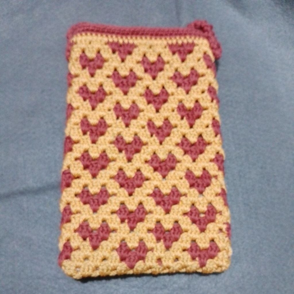 Tas Selempang Tas rajut hp cantik