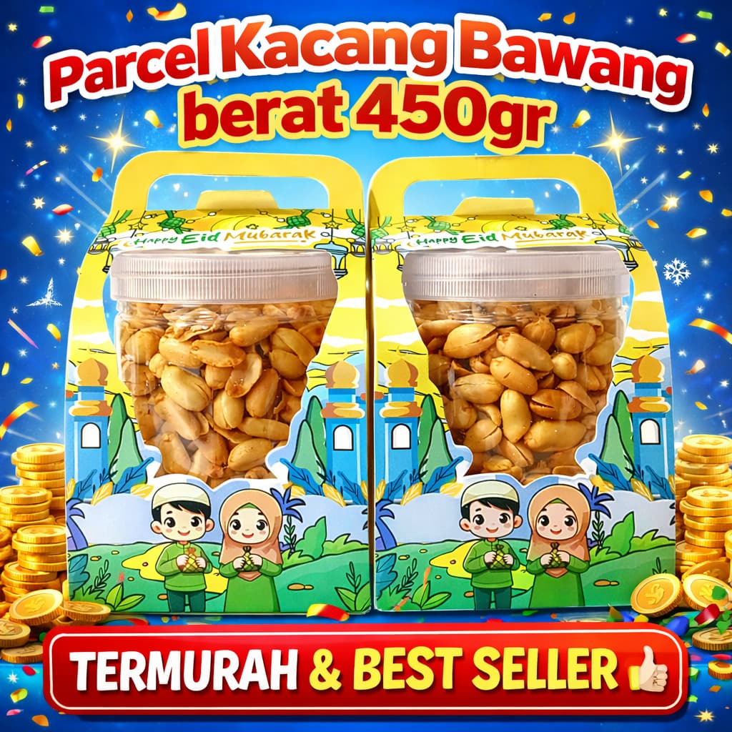 PAKET Parcel Kacang Bawang 450gr