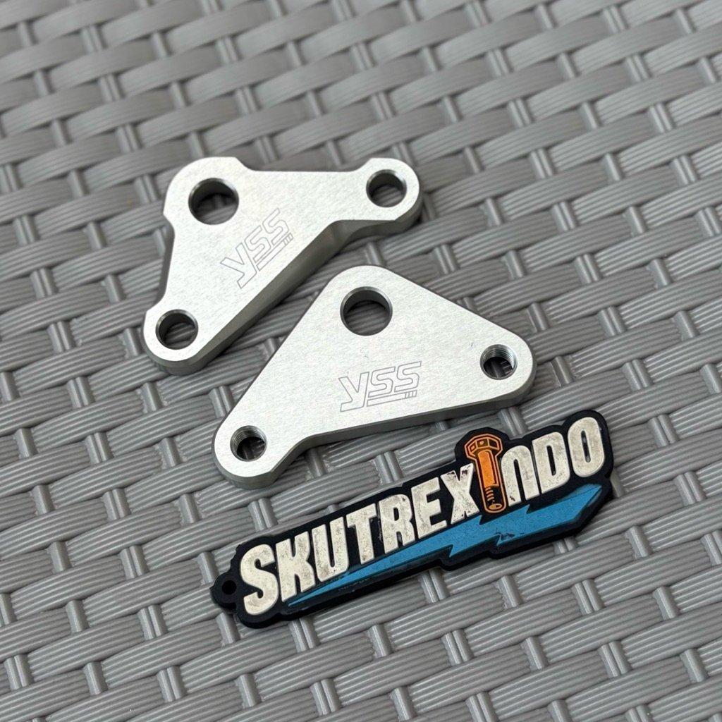 Lowering YSS Silver Vespa Sprint Primavera S LX