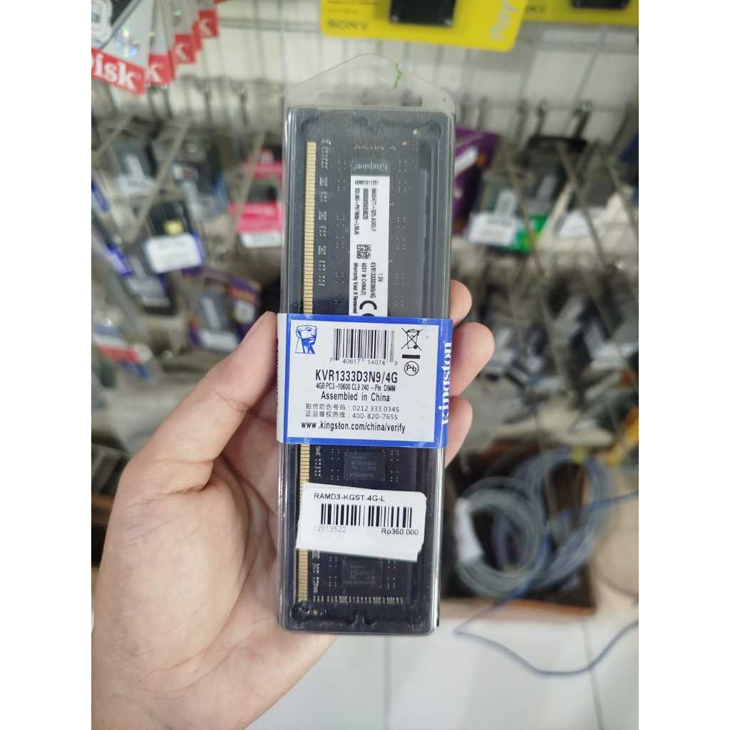 Ram DDR3 4GB PC 10600 Kingston Memory PC Komputer Longdimm