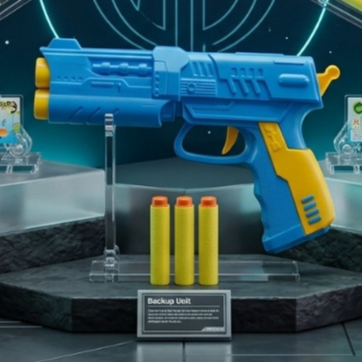 HLSM - Mainan Pistol Tembakan Peluru Busa Lunak - Soft Bullet Gun Shotgun Mainan Anak Laki Laki Eduk