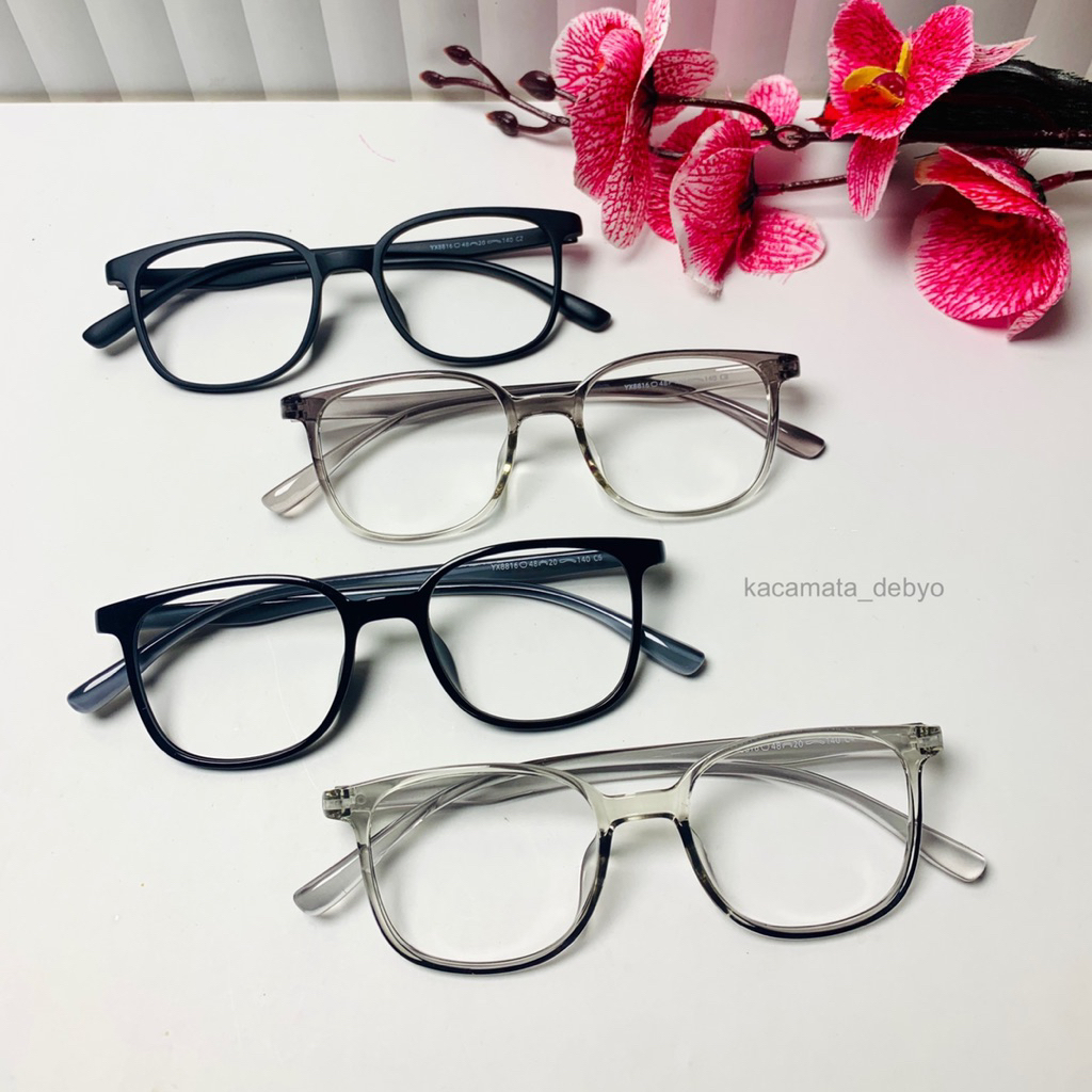 FRAME YX8816/Kacamata Kotak/Kacamata Lentur/Kacamata Minus