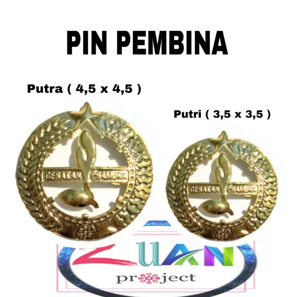 PIN PECI PRAMUKA PEMBINA/EMBLEM PRAMUKA PEMBINA