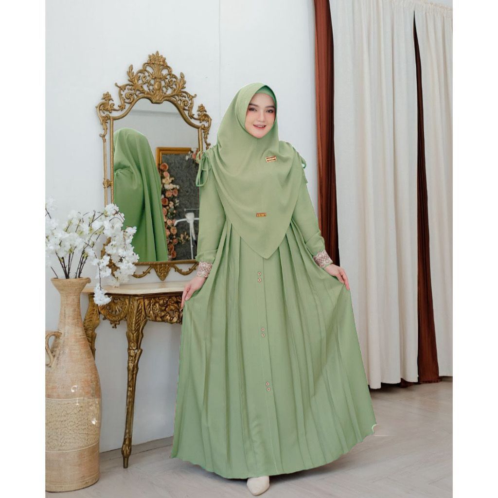 Mawwadah Syar'i Set Khimar || Wiwi Amanah Store