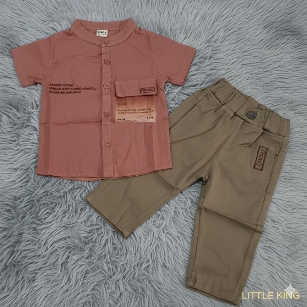 USON Setelan Anak Bahan Premium_Setelan Baju Koko Anak Laki Laki Merk Uson