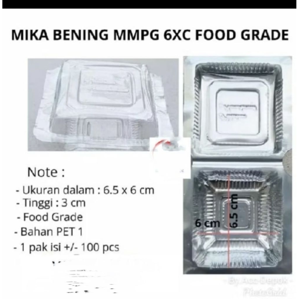 MIKA MMPG 6XC | mika kue kecil 6xc ISI 100PCS