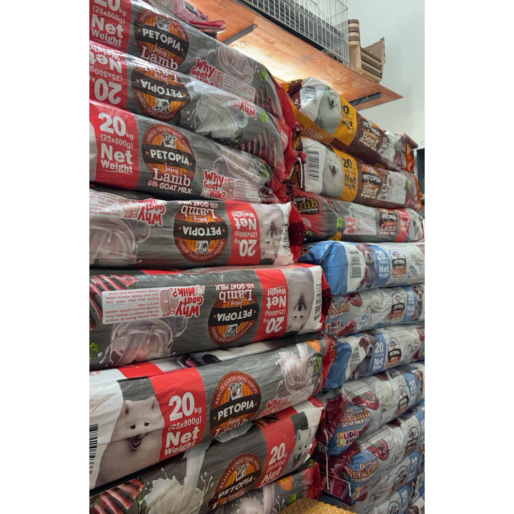 Petopia Dogfood 20kg Puppy & Adult