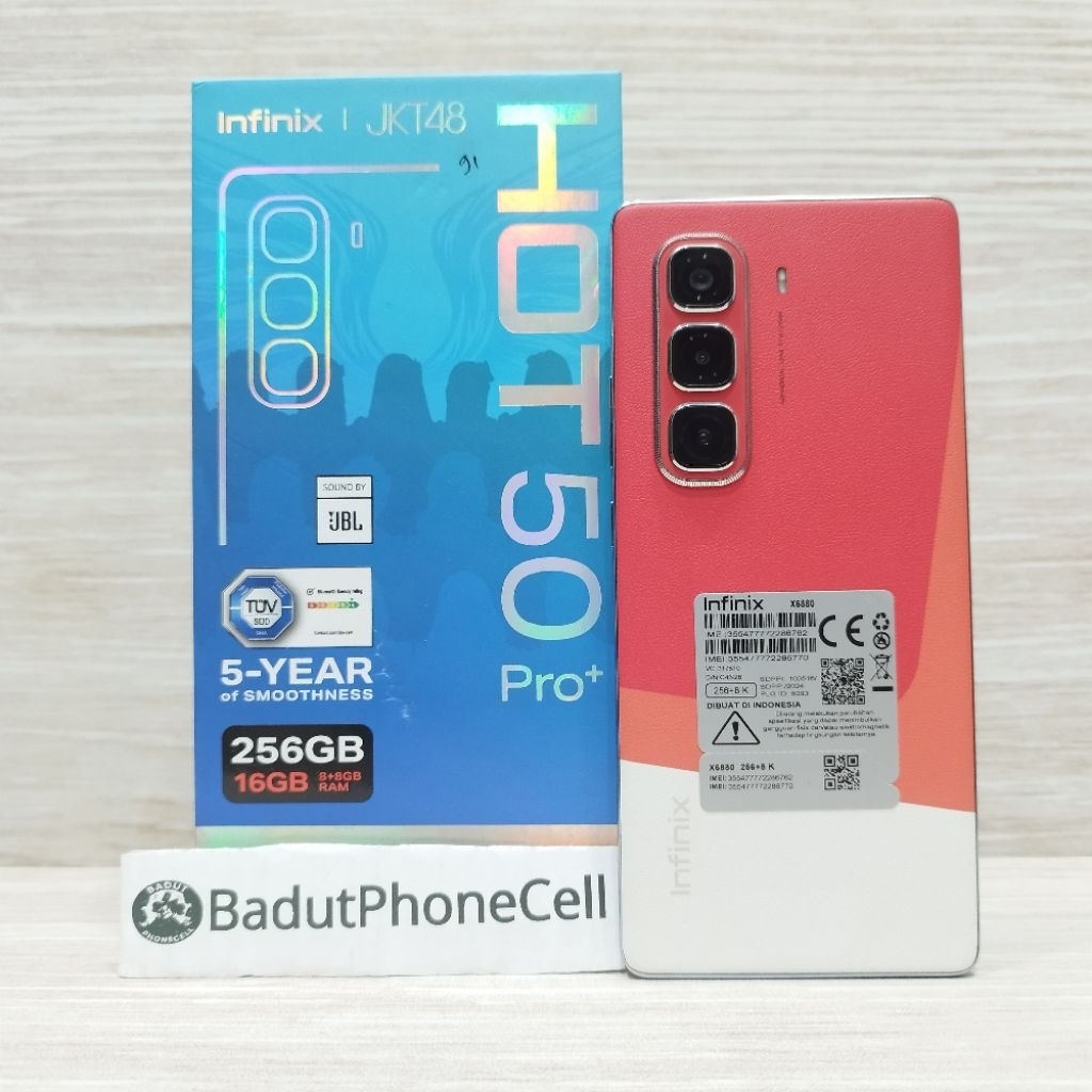 Infinix Hot 50 Pro Plus 8/256GB Handphone Second Bekas Fullset