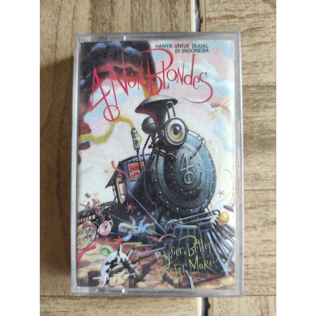 kaset pita 4 NON BLONDES "bigger, better,faste more"