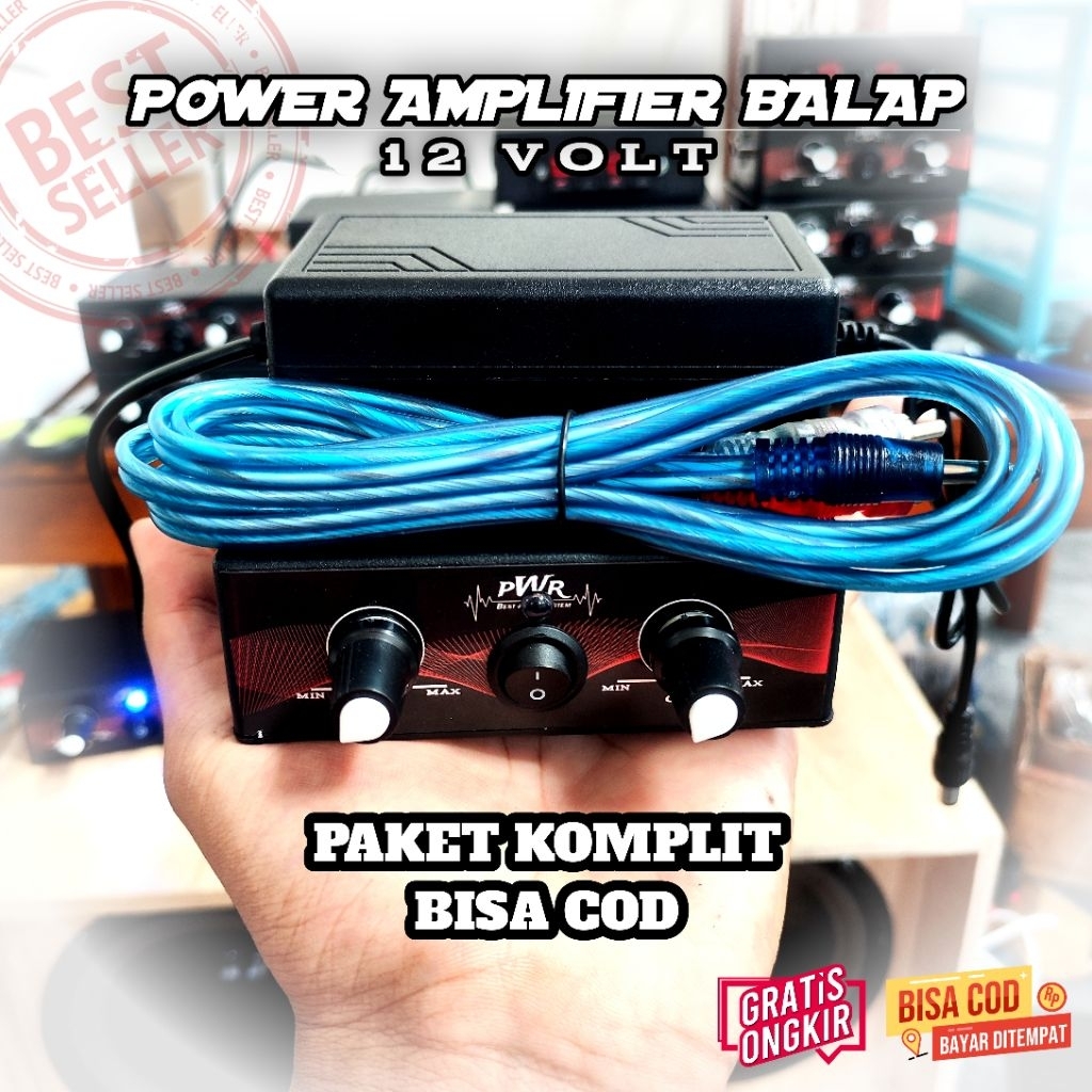 Amplifier Mini 12 Volt Murah bisa pakai aki dan adaptor