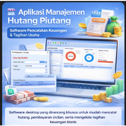 Aplikasi Manajemen Hutang Piutang – Software Pencatatan Keuangan & Tagihan Usaha