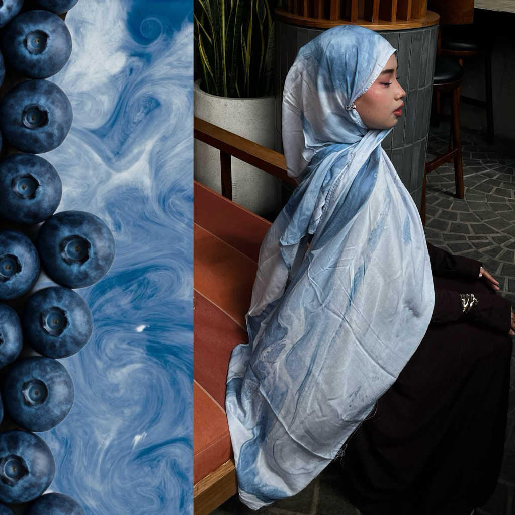 VISCOSE PRINTED BY FUNKY FAIRY/ Viscose hijab/ pashmina viscose gradasi/ viscose printed/ modal visc