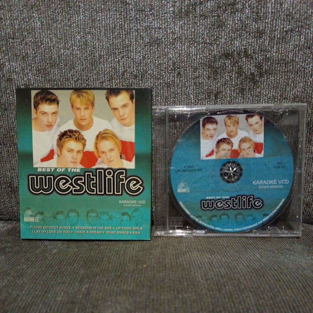 vcd westlife - karaoke