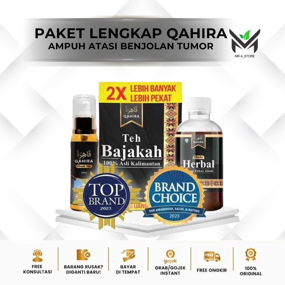Paket Hemat Qahira 100% Asli Teh Bajakah Minyak Qahira Madu Herbal Asli Kalimantan