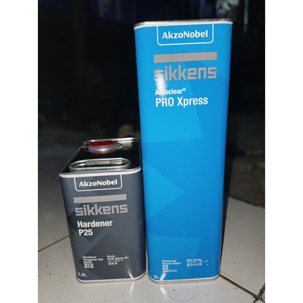 Sikkens Pro Xpress ukuran galon ( 5 liter Clearcoat + 2.5 liter Hardener )