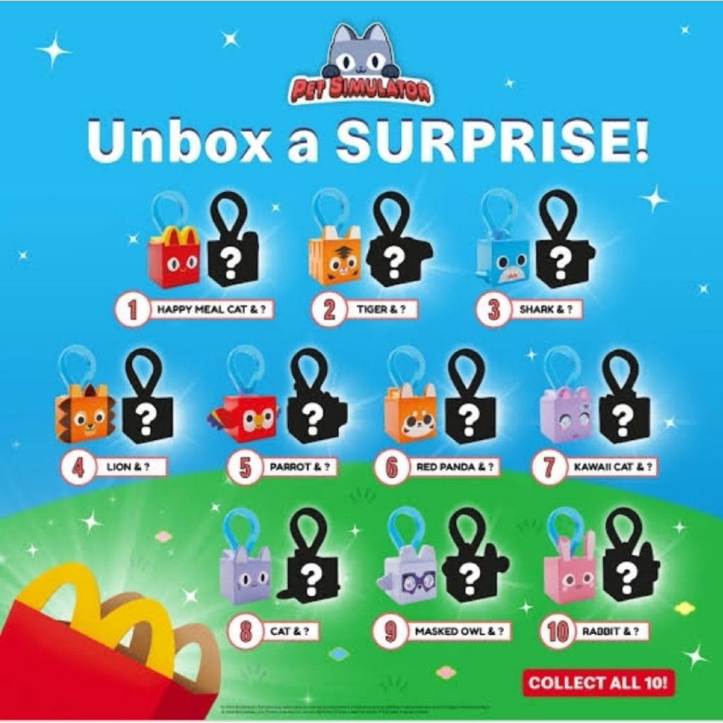 Mainan Happy Meal McD Pet Simulator