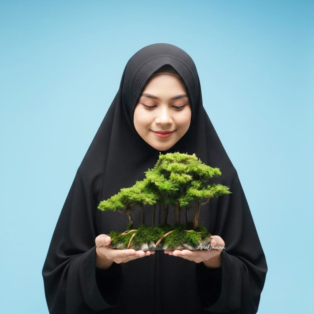 hiasan aquarium hardscape hutan aquascape