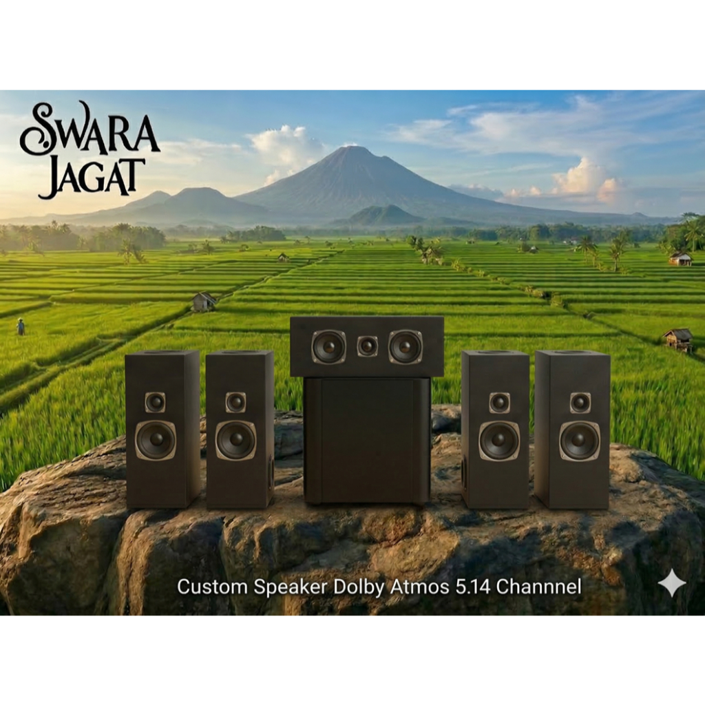 Custom Pasif Dolby Atmos Speaker 5.1.4 Channel