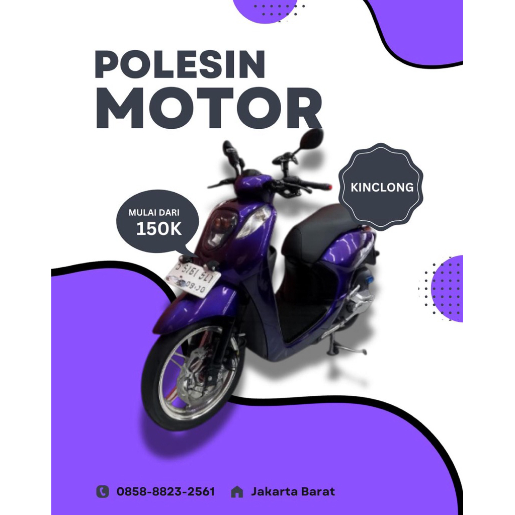 paket poles body motor small 110cc / 125cc