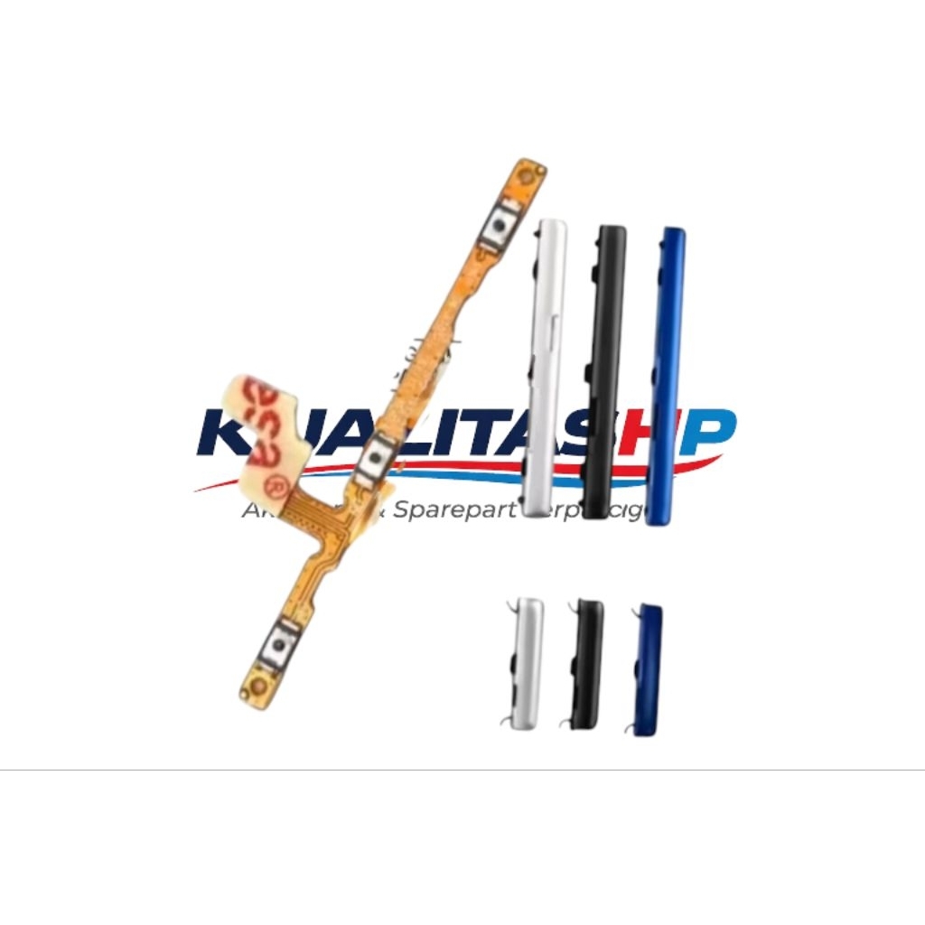 Flexible Power Volume Samsung A70 + Tombol Luar | Flexibel On Off & Volume A70 Sparepart HP