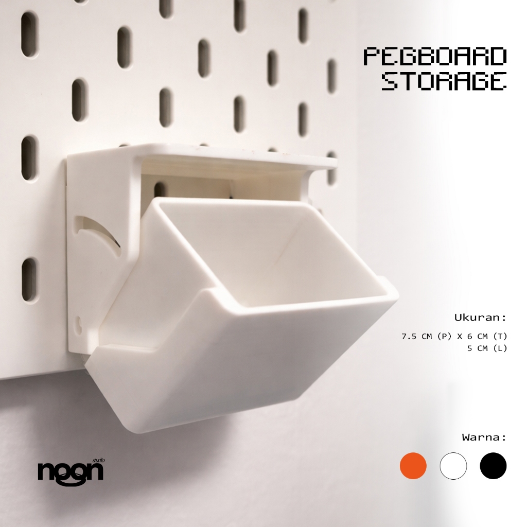 Pegboard Storage Box – Organizer Pegboard / Tempat Penyimpanan Pegboard