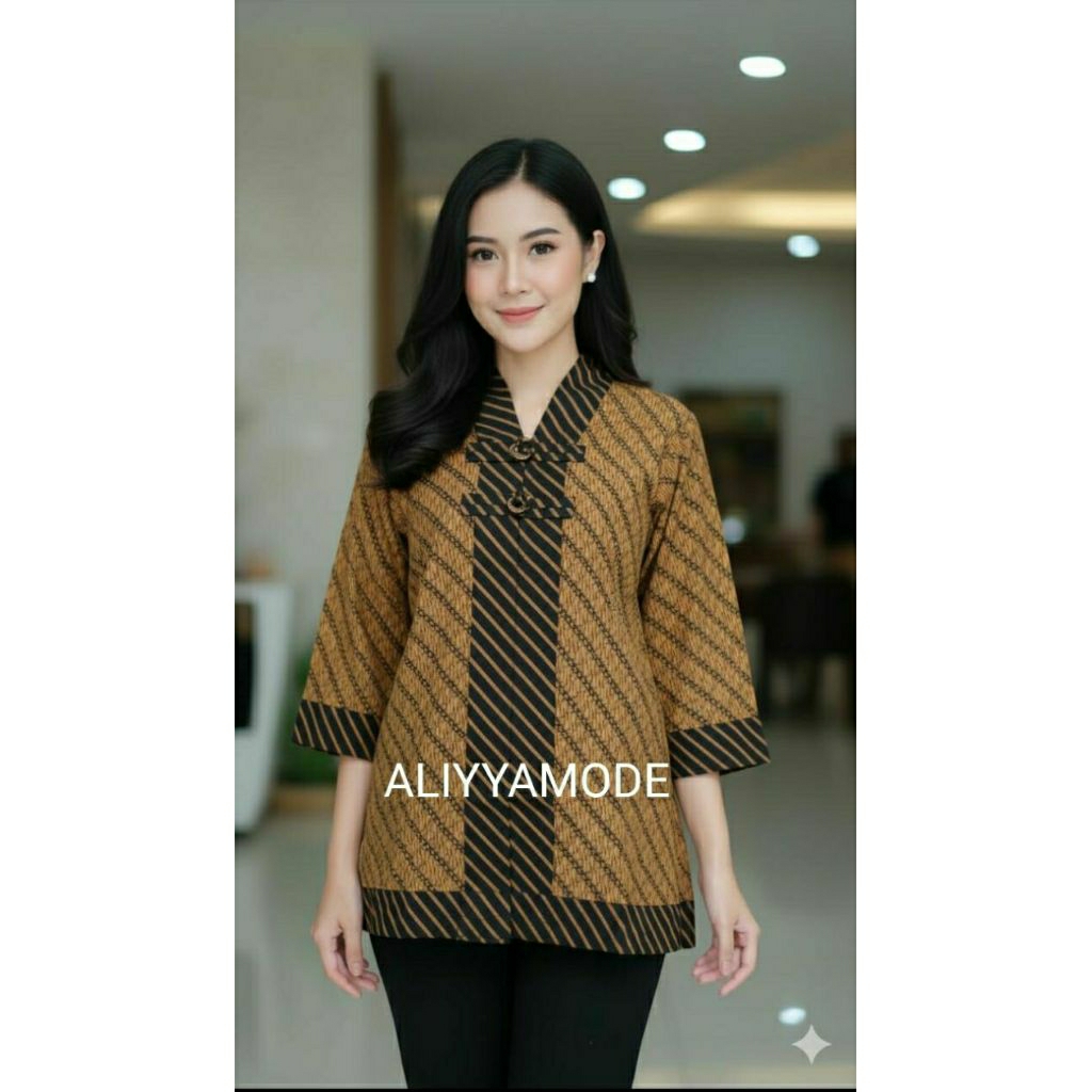 Blus Paris Batik Solo Blus Batik Wanita