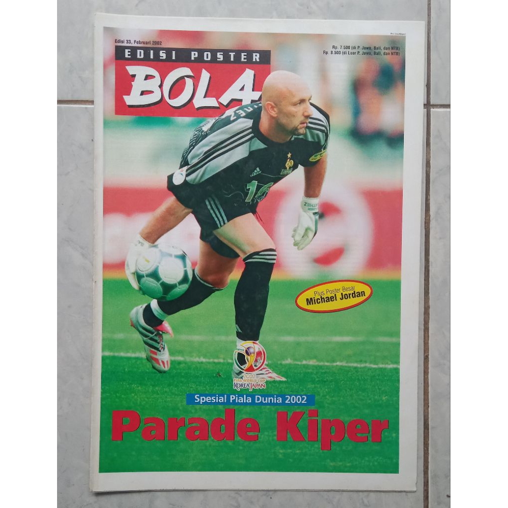 BOLA EDISI POSTER PIALA DUNIA 2002