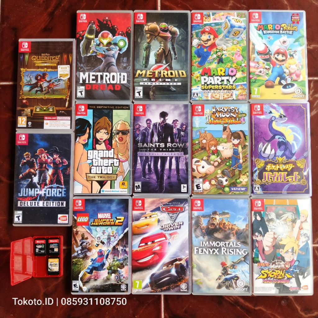 Kaset Cartridge Game Nintendo Switch Original