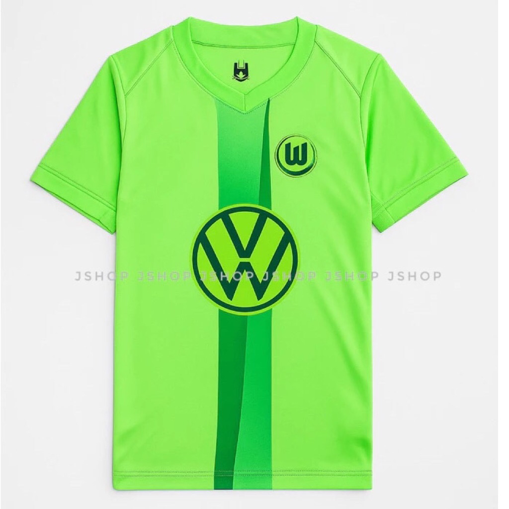 JERSEY BAJU BOLA WOLFSBURG HOME 2024 2025 JERSE BOLA FUTSAL OLAHRAGA