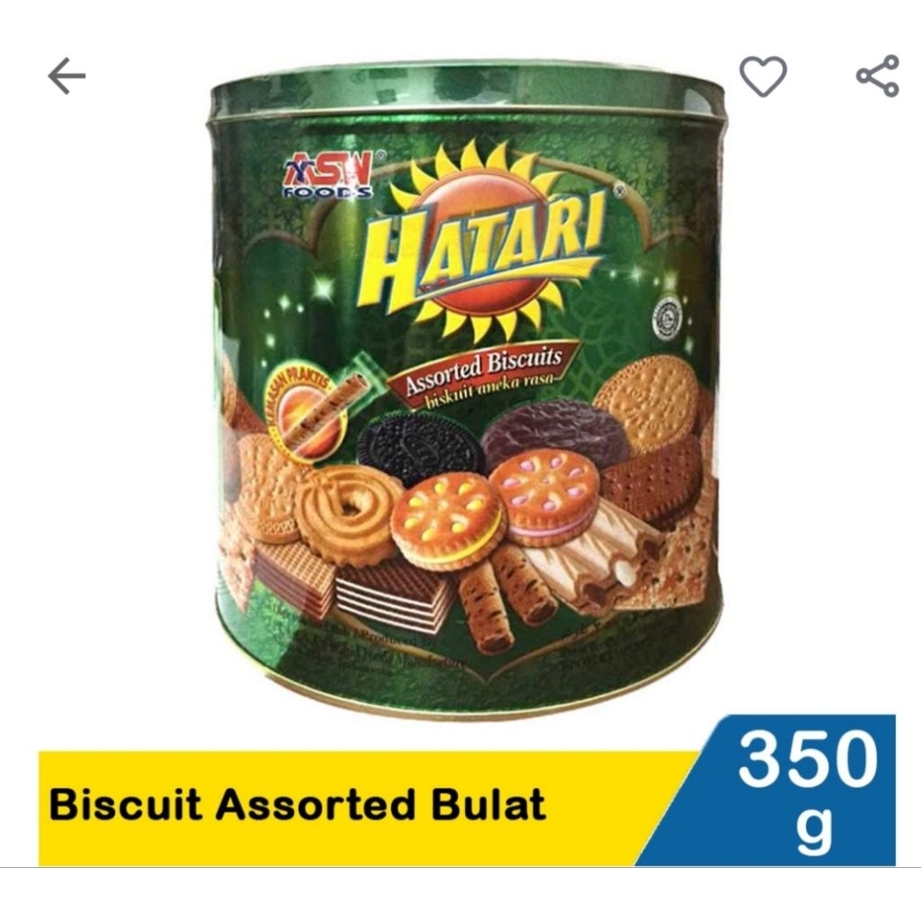 Biscuit Hatari kaleng