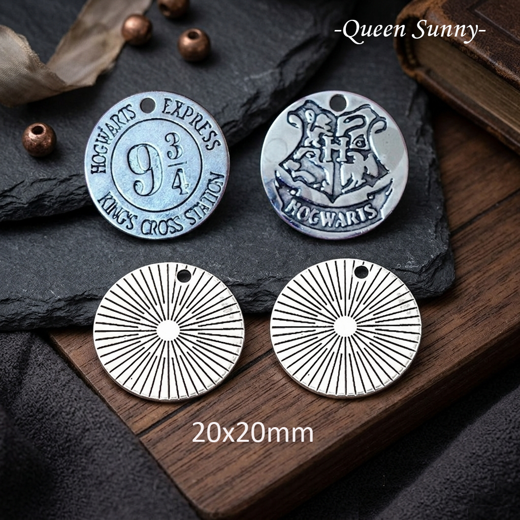 1pc Charm Bandul Tema Harry Potter Hogwarts Liontin Pendant Kalung Gelang Anting Keychain Jewelry Jo