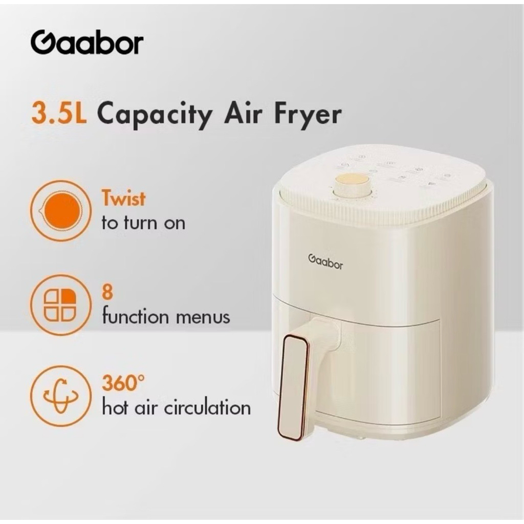 Gaabor AF35M Air Fryer 3.5L 800 Watt AF-35M01A ( NEW )