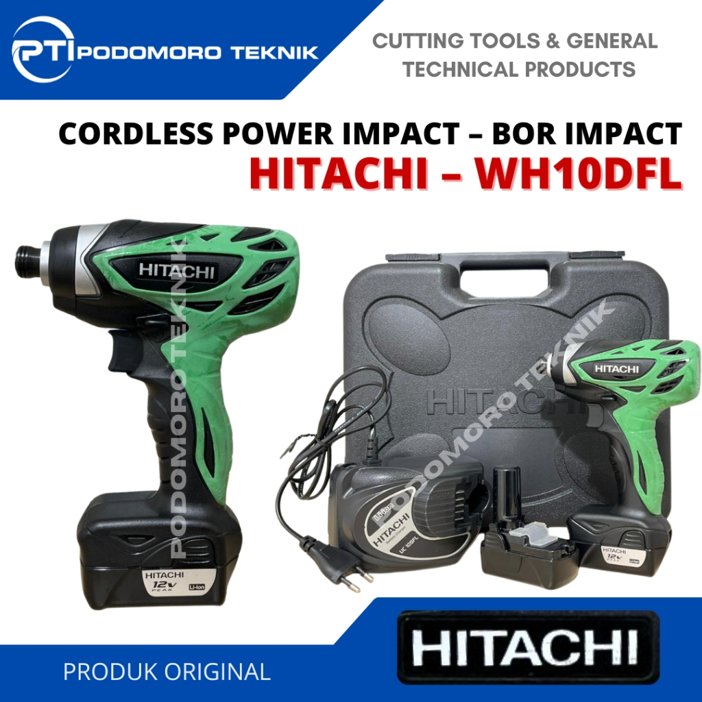 Hitachi  Koki WH10DFL Cordless Impact Drive 10.8V (12V peak marketing) WH10DFL HIKKOKI / Cordless Sc