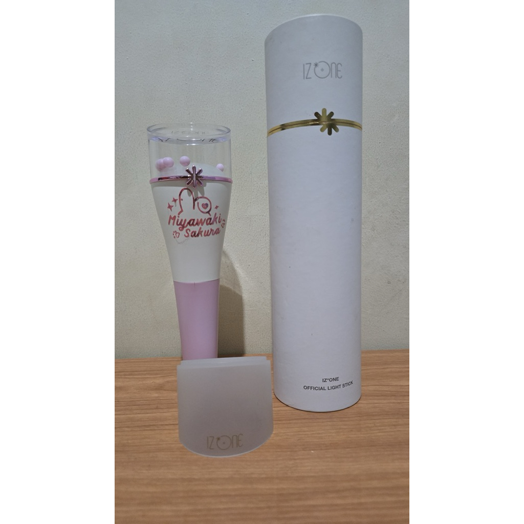 Lightstick IZ*ONE - light stick case Accessory & ball Sakura - Preloved #zone #miyawakisakura