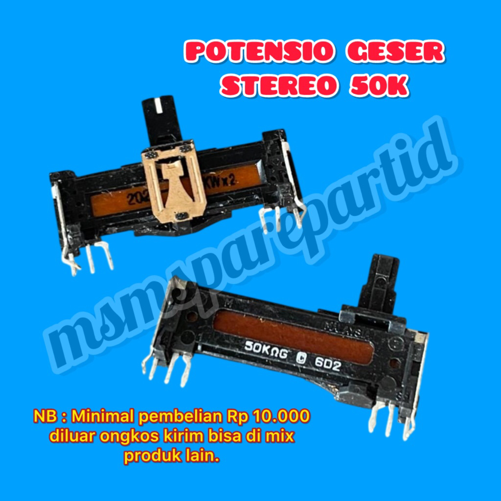 POTENSIO GESER STEREO 50K