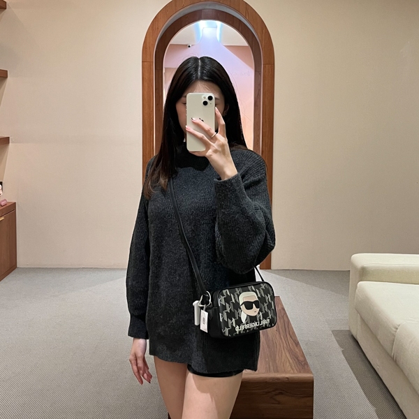 Tas KL HEAD MONOGRAM CAMERA BAG 100% ORIGINAL
