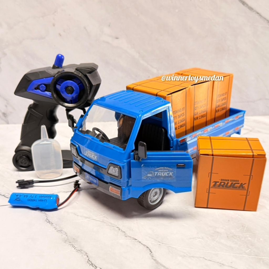 Mainan Mobil Cargo Truck Rc / Truck Rc Pick Up / Mobil Remote Control Angkat Barang Pickup L300 spra