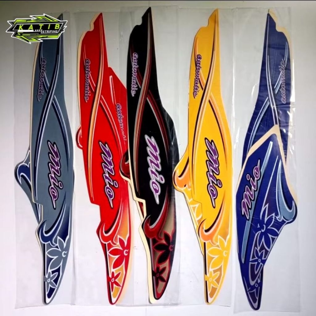 STRIPING MIO SPORTY 2005 LENGKAP FULLSET ORIGINAL LOOK - STIKER MIO SPORTY 2005 LENGKAP FULL BODY