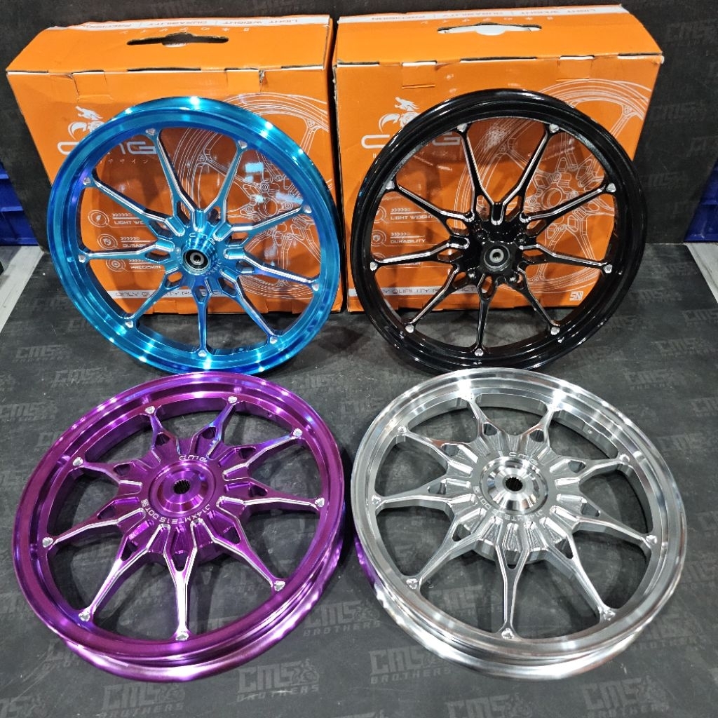 Velg CMG MG9 Palang 9 Spoke 9 Model MFZ Honda Vario 110 Beat Scoopy Vario 125 150 Stylo 160 CBS Mio 