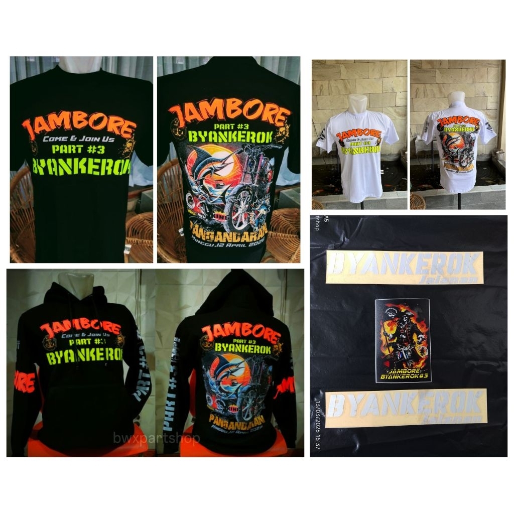 Jaket Hoodie Kaos Original Jambore Byankerok Part#3 / T-Shirt Byankerok Jalanan / Special Edition An