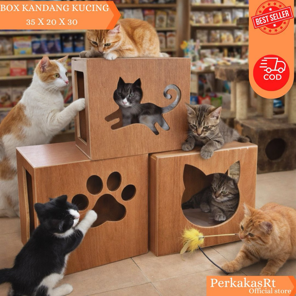 Box Kandang Kucing plywood 9mm