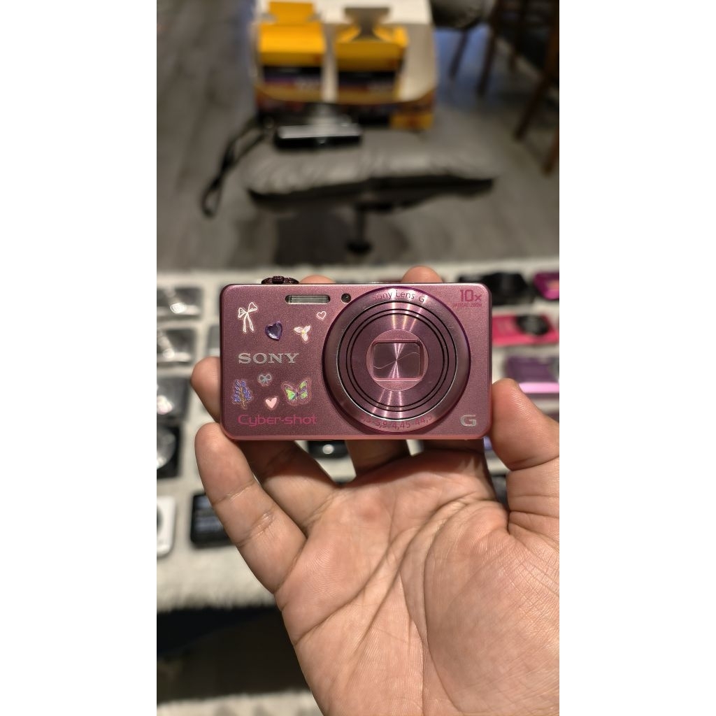 kamera digital digicam sony cyber-shot wx200 pink