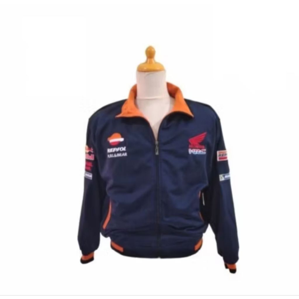JAKET HONDA REPSOL SIZE XL & WAISTBAG HRC HONDA RACING